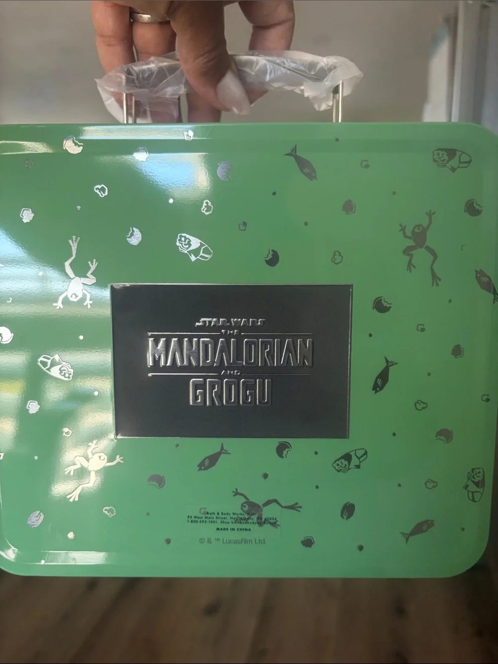 Bath and Body Works x Mandalorian and Grogu Snack Time Metal Lunchbox -